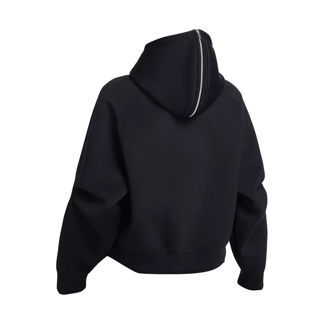 (W) 나이키 NSW 오버사이즈 플리스 풀오버 후드 블랙 - 아시아((W) Nike NSW Oversized Fleece Pullover Hoodie Black - Asia) - 2