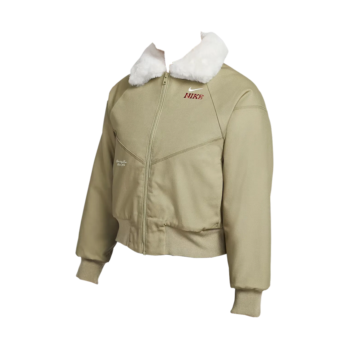 IQ3823-276 (W) Nike NSW Year of the Horse Bomber Jacket Neutral Olive (IQ3823-276)