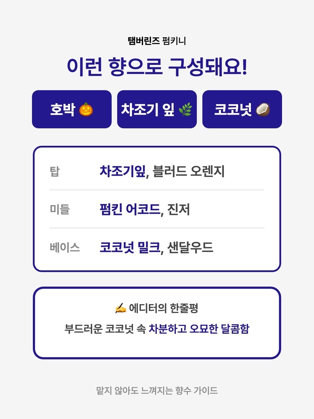 Tamburins Egg Perfume Pumpkini 14ml, Tamburins Shell Perfume Hand Pumkini 15ml 착용 스타일 - 3