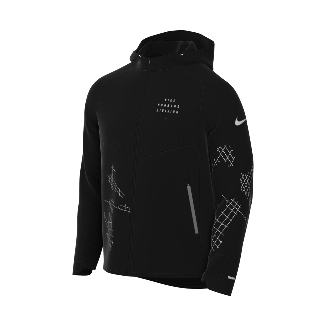 나이키 스톰핏 런 디비전 플래쉬 러닝 자켓 블랙 - 아시아(Nike Storm-Fit Run Division Flash Running Jacket Black - Asia) - 1