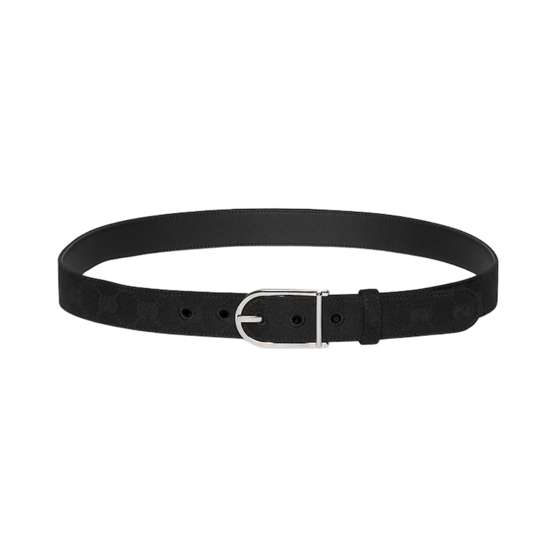 854735-FAFUT-1000 Gucci Belt With Rounded Buckle Black