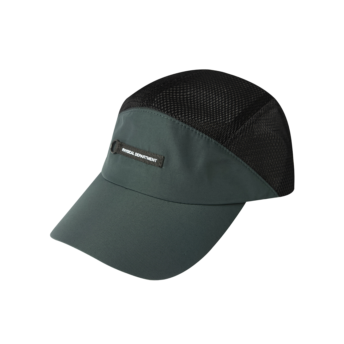 피지컬 디파트먼트 나일론 메쉬 믹스 스트링 캡 다크 그린(Phyps Dept Nylon Mesh Mixed String Cap Dark Green)