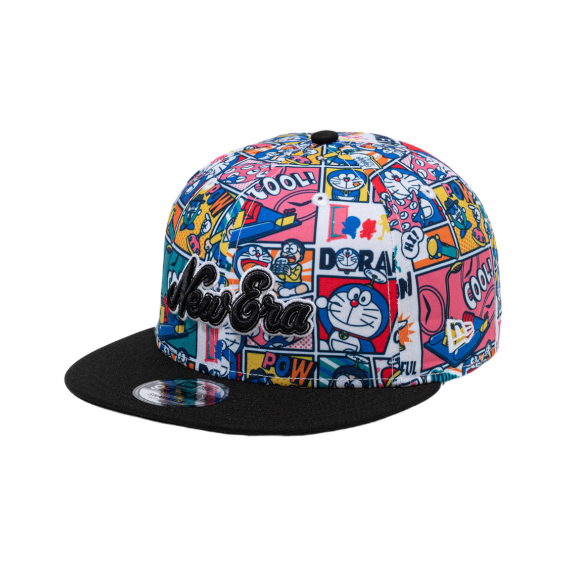 뉴에라 x 도라에몽 9피프티 코믹 올오버 프린트 블랙 바이저(New Era x Doraemon 9Fifty Comic All-Over Print Black Visor) - 1