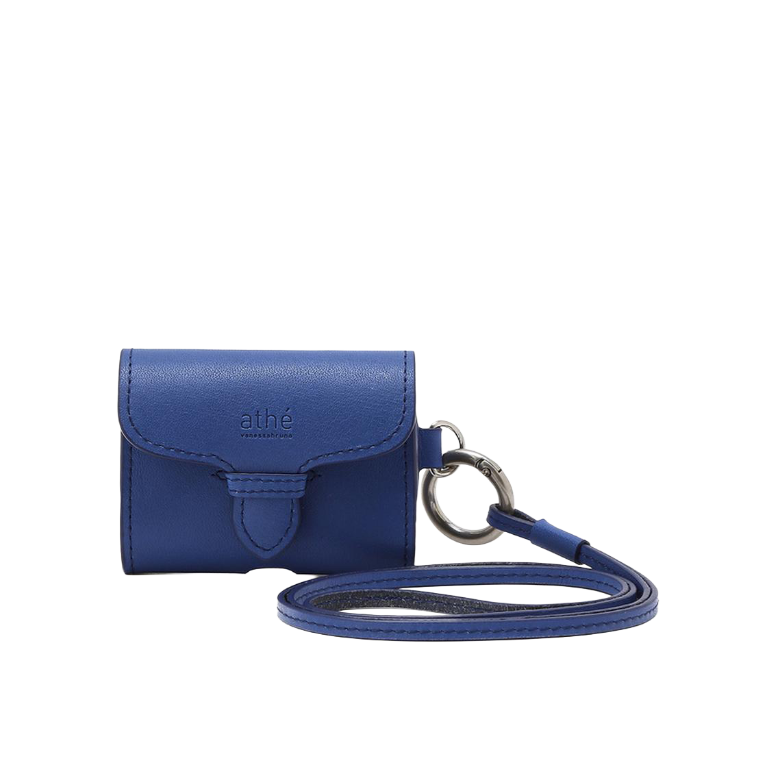 아떼 바네사브루노 액세사리 셀르 블루 레더 에어팟케이스 블루 | Athe Vanessabruno Acc | KREAM