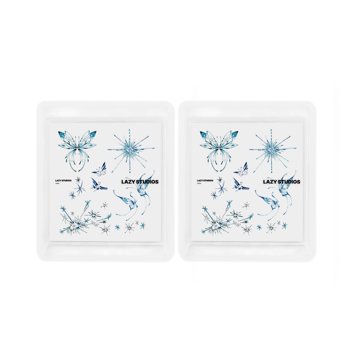 레이지스튜디오 흰 템포러리 타투 01 (2매)(Lazy Studios Hwin Temporary Tattoo 01 (2ea))