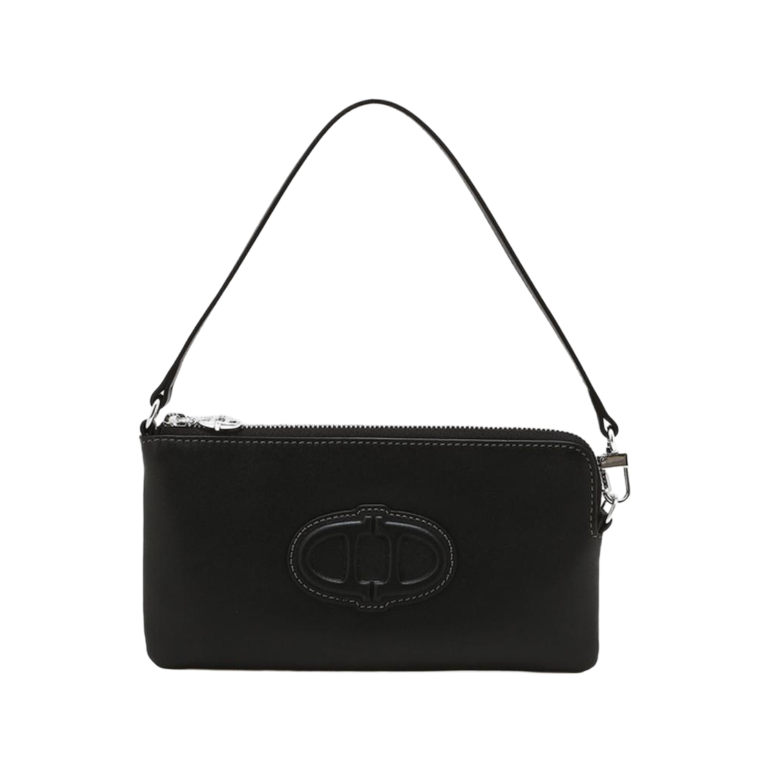 AAWA6E339BK Athe Vanessabruno Acc Black Stamp Strap Mini Bag Black