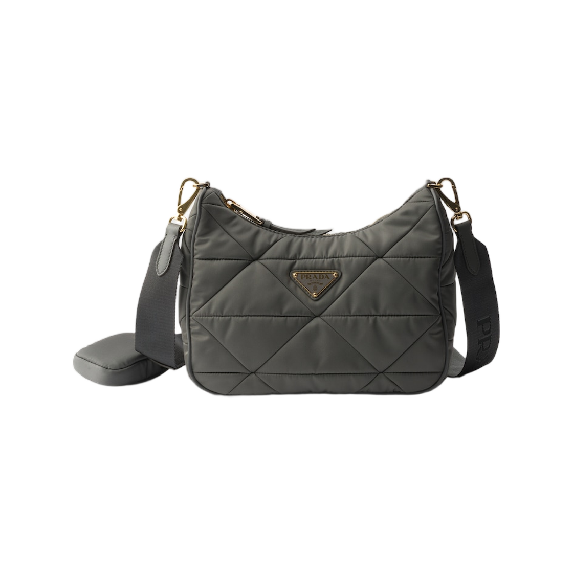 프라다 패딩 리나일론 숄더백 머큐리(Prada Padded Re-Nylon Shoulder Bag Mercury) - 1