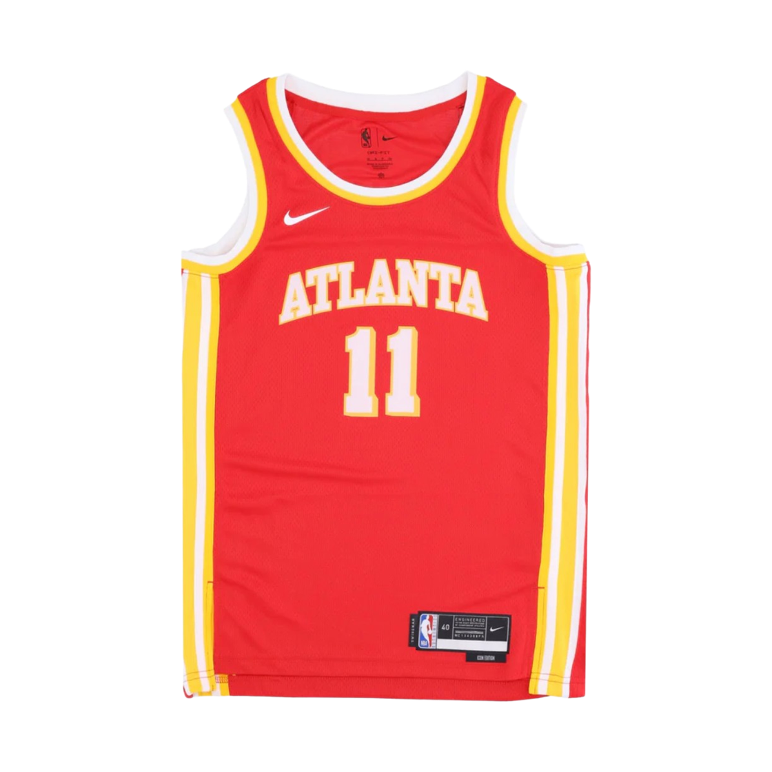 나이키 트레이 영 애틀랜타 2022/23 드라이핏 NBA 스윙맨 레플리카 저지 유니버시티 레드 (DN1995-657) (마킹 버전)(Nike Trae Young Atlanta 2022/23 Dri-Fit NBA Swingman Replica Jersey University Red (DN1995-657) (Marking Ver.))