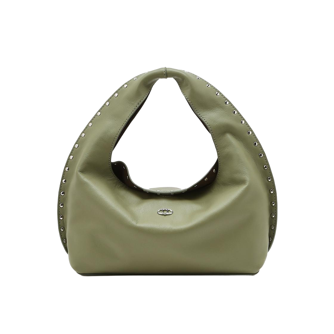 AABA6E451E1 Athe Vanessabruno Acc Maron Soft Olive Stud Maron Soft Tote Bag S Light Green