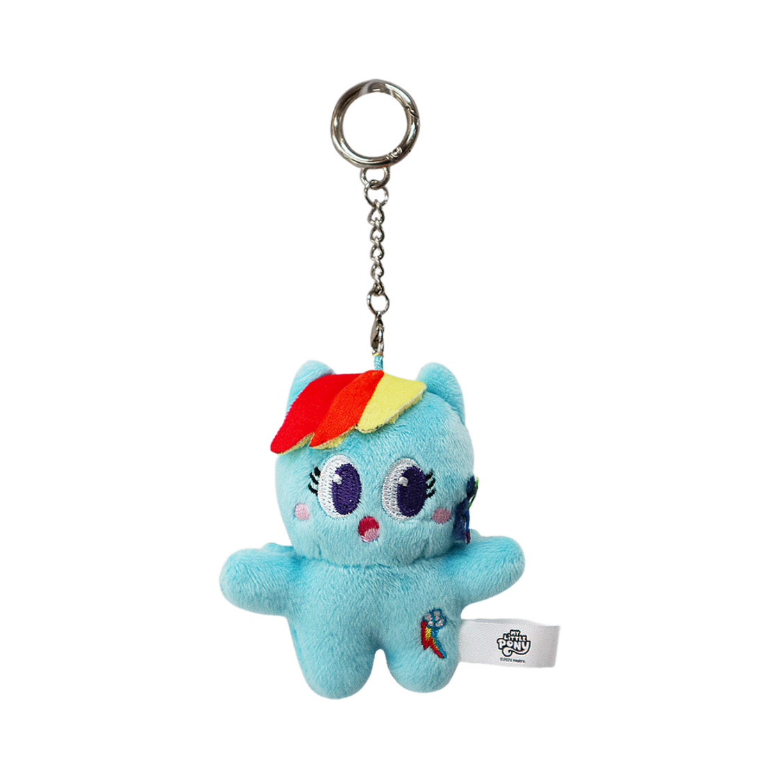 드림씨앤씨 마이리틀포니 플랫 키링 인형 8cm 레인보우 대쉬 블루