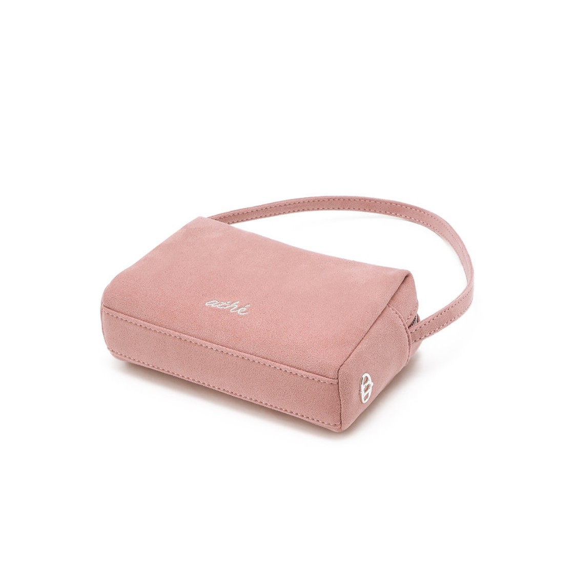 아떼 바네사브루노 액세사리 핑크 스웨이드 패브릭 미니 토트S 핑크(Athe Vanessabruno Acc Pink Suede Fabric Mini Tote Bag S Normal Pink) - 3