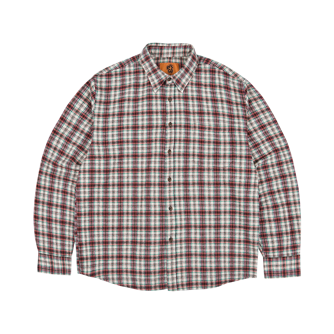 ersco-0010 ersco Flannel Plaid Shirts Purple