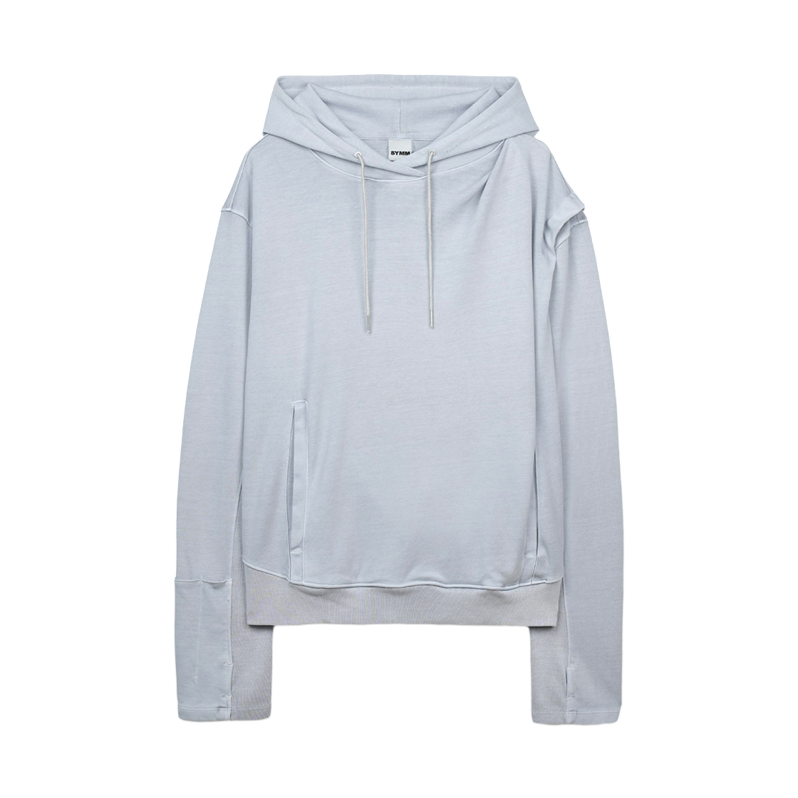 심 드레이프 후드 라이트 그레이(SYMM Draped Hoodie Light Grey)