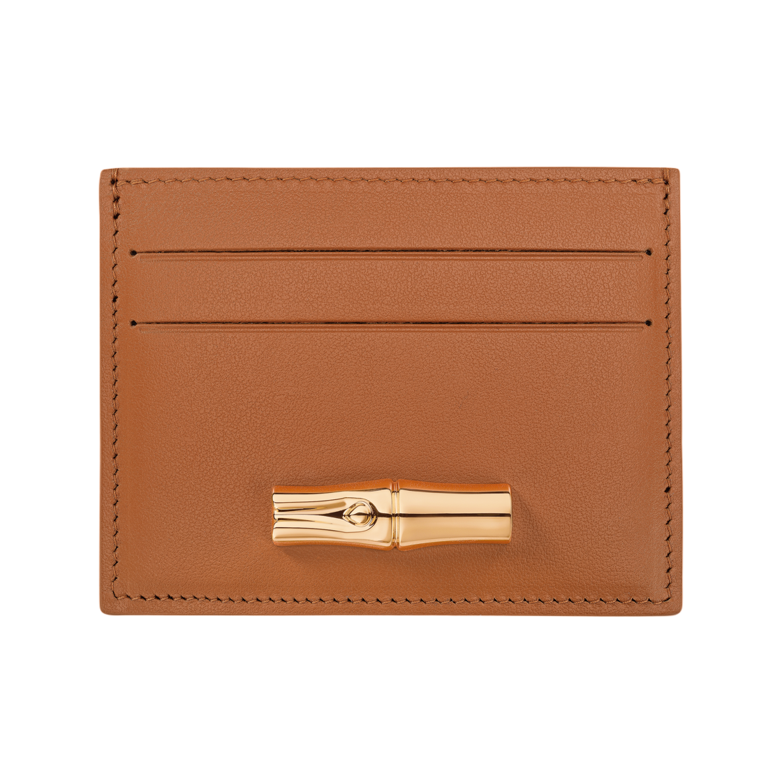 L3218HGCM19 Longchamp Le Roseau Card Holder Cashew