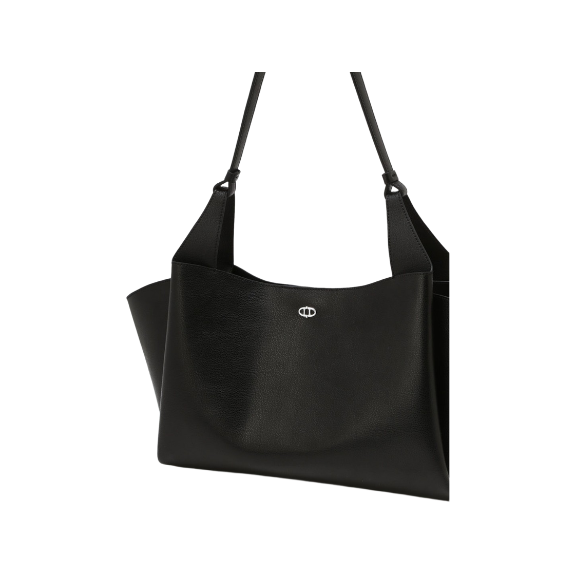 아떼 바네사브루노 액세사리 레이 블랙 소가죽 숄더백 L 블랙(Athe Vanessabruno Acc Raie Black Cowhide Shoulder Bag L Black) - 5