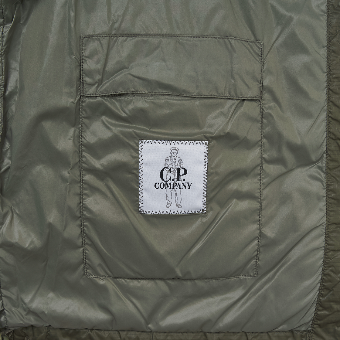 C.P. 컴퍼니 D.D. 쉘 다운 질레  폴른 락 그레이 - 25FW(C.P. Company D.D. Shell Down Gilet Fallen Rock Grey - 25FW) - 6