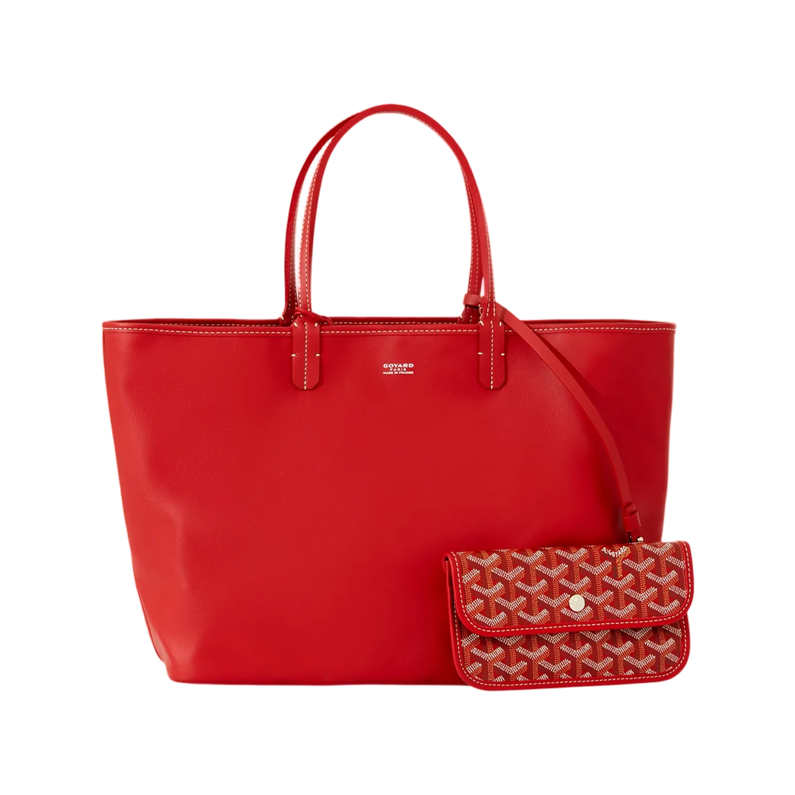 - Goyard Anjou PM Bag Red (with Croc)