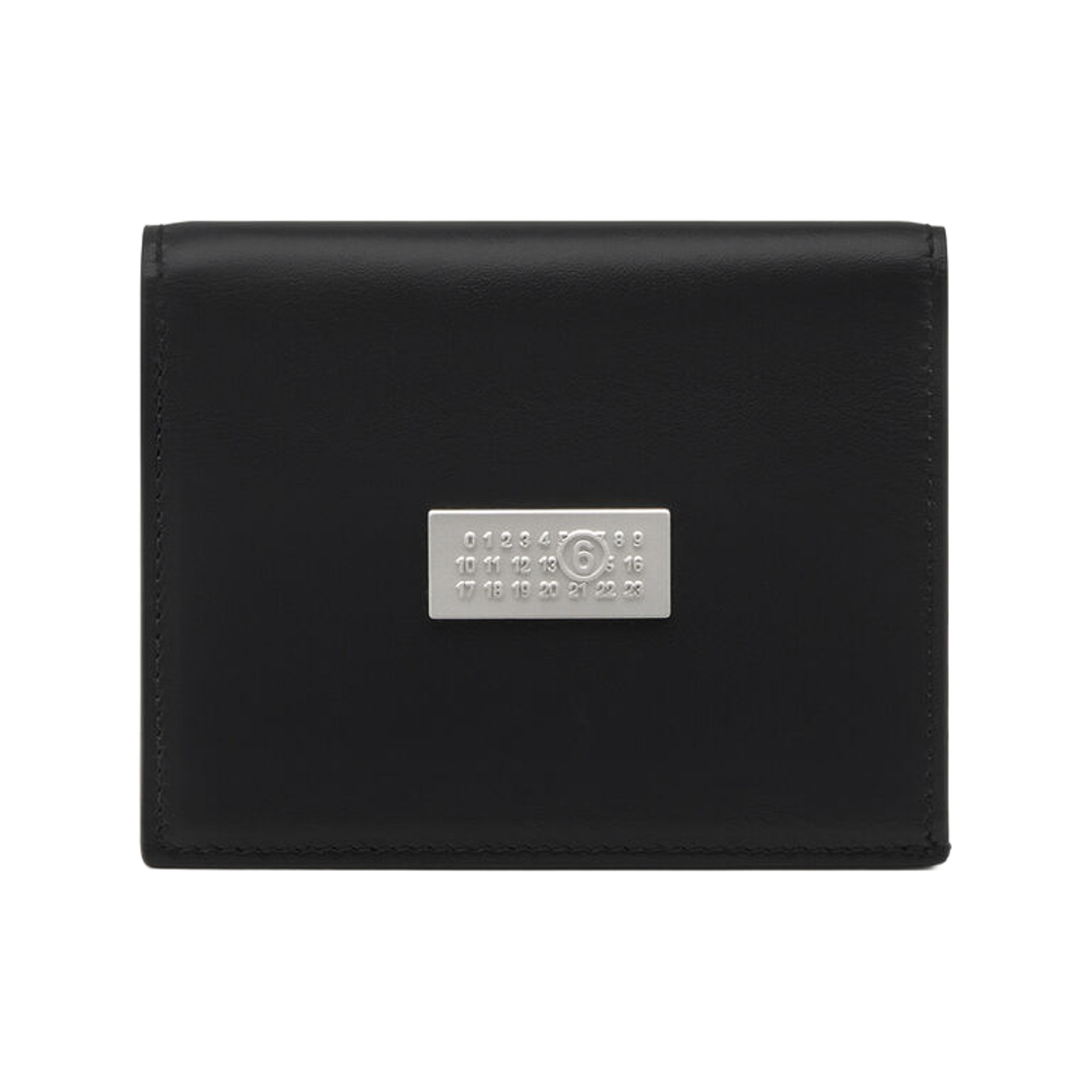 SA5UI0015P8873T8013 MM6 Maison Margiela Numeric Leather Wallet Black
