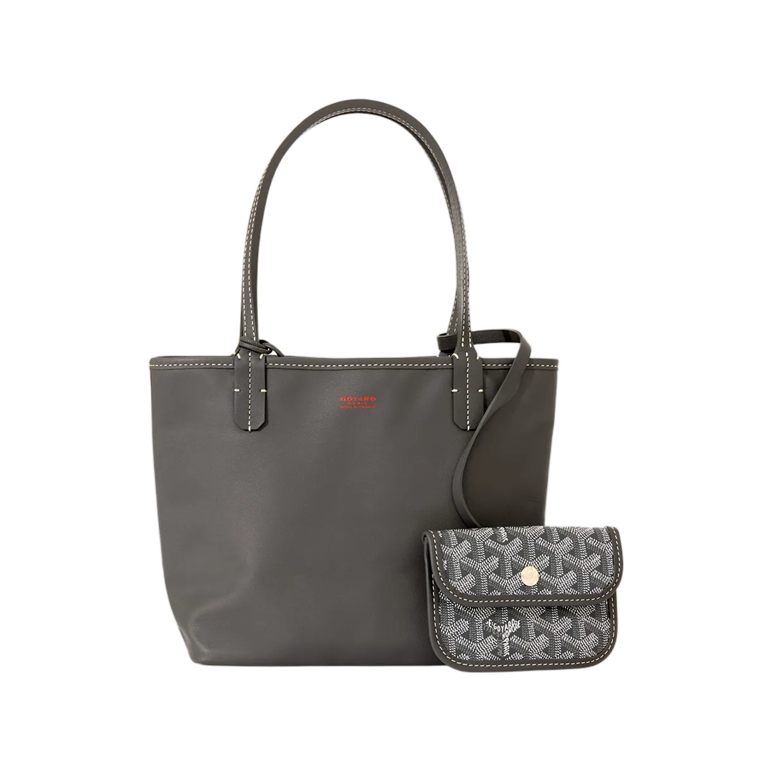 고야드 앙주 미니 백 그레이 (크로 포함)(Goyard Anjou Mini Bag Grey (with Croc)) - 1