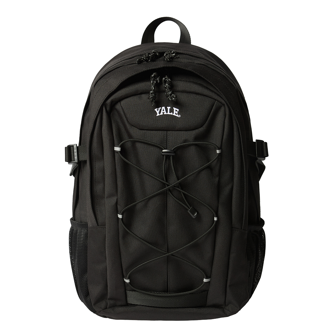 예일 지퍼 포켓 백팩 블랙(Yale Zipper Pocket Backpack Black)