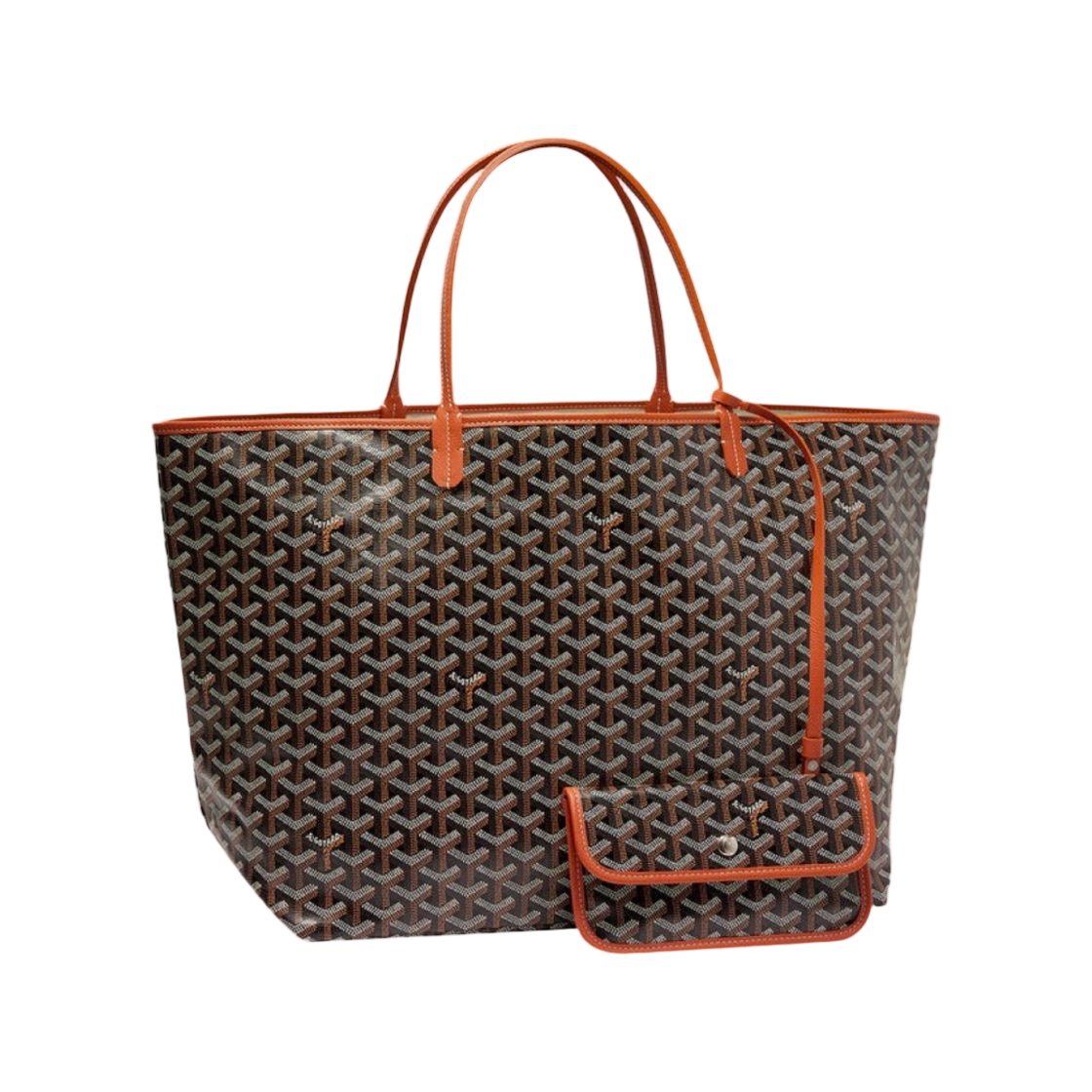 고야드 생루이 GM 백 블랙 탄 (크로 포함)(Goyard Saint Louis GM Bag Black Tan (with Croc))