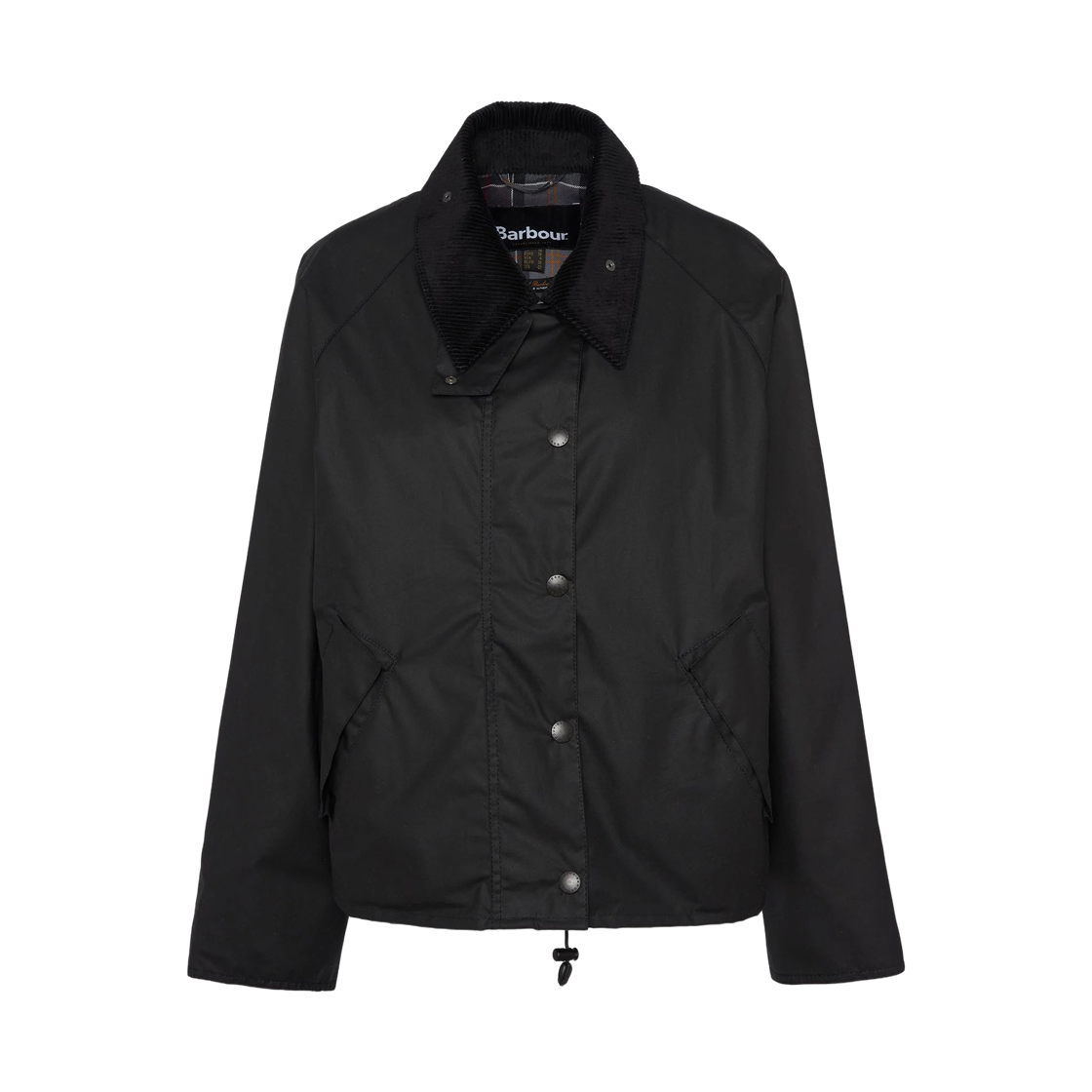 (W) 바버 트랜스포트 왁스드 자켓 블랙((W) Barbour Transport Waxed Jacket Black)