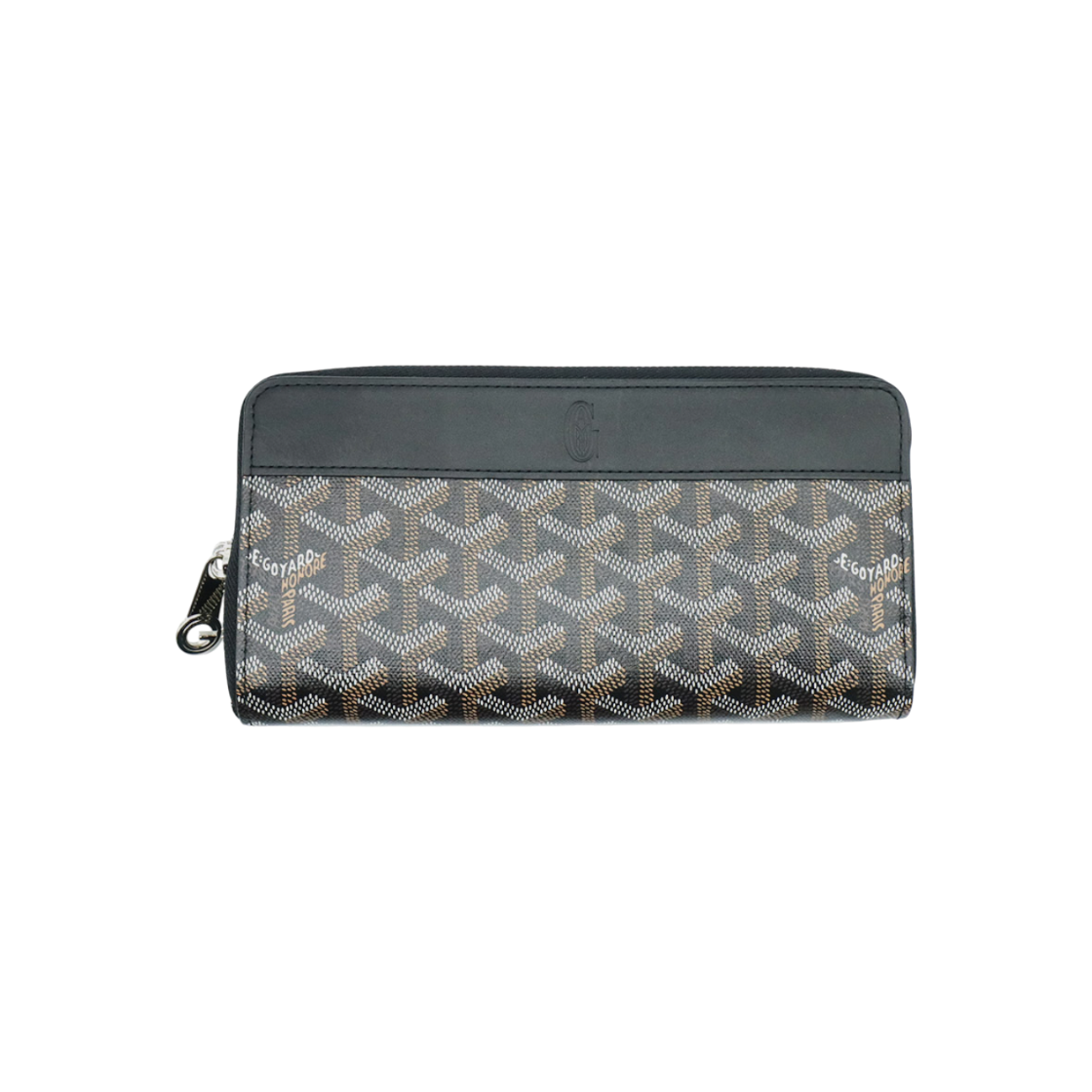 ITAMTEWI4ABJ Goyard Matignon GM Zip Wallet in Black
