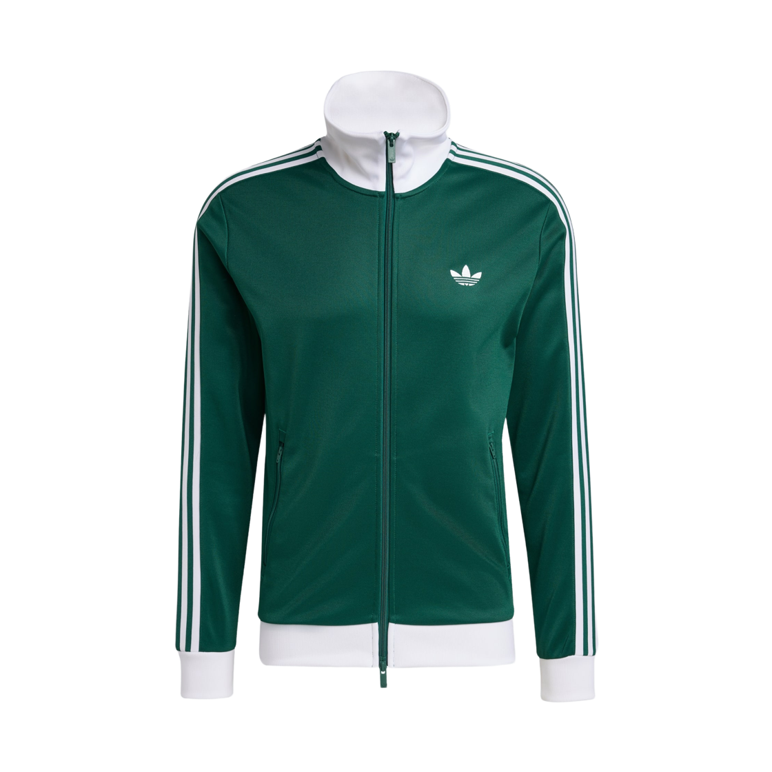 아디다스 클래식 트랙 탑 컬리지에이트 그린 화이트 - KR 사이즈(Adidas Classic Track Top Collegiate Green White - KR Sizing) - 1