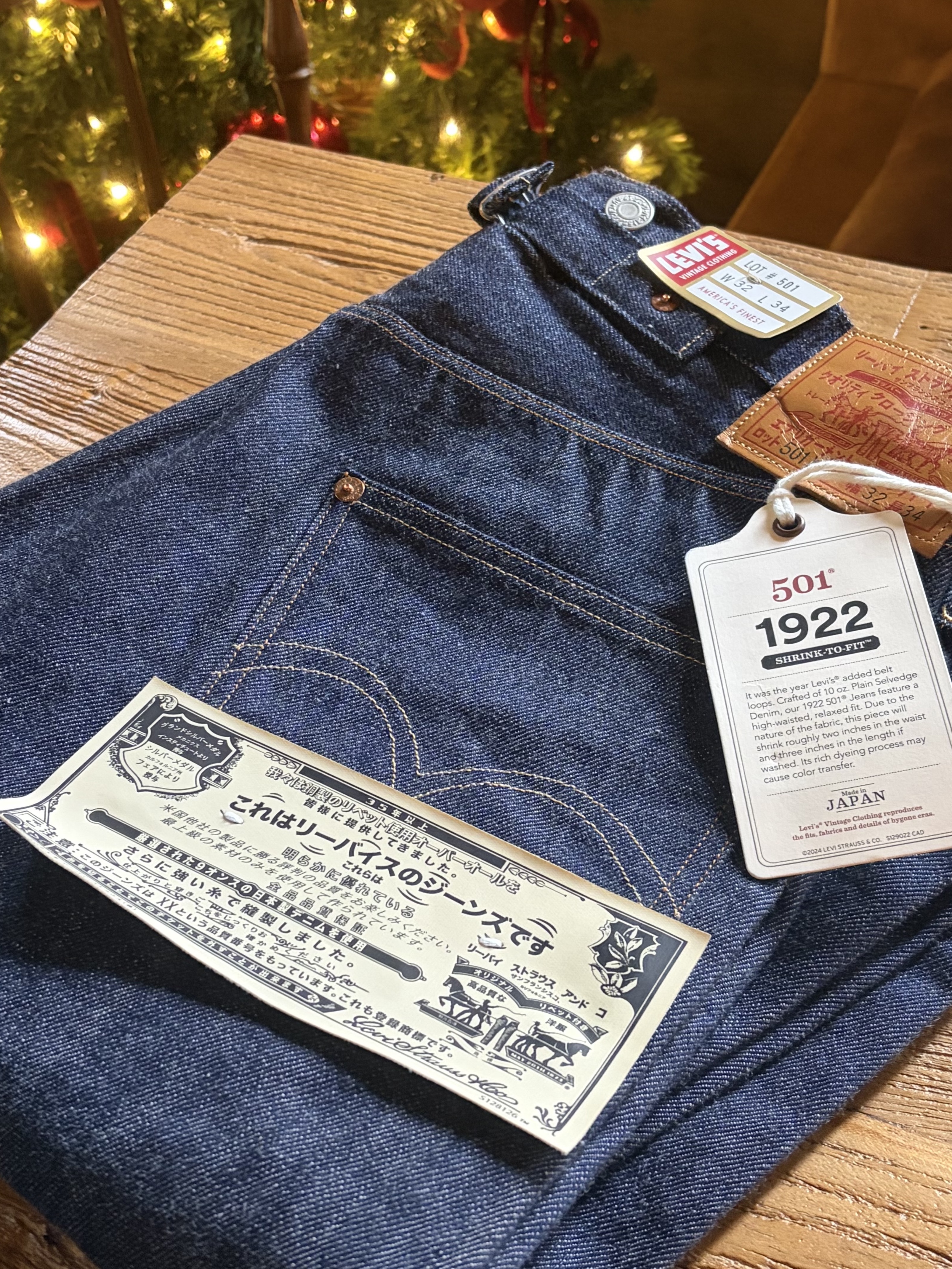Levi's LVC 1922 501 Jean Rigid 150th Anniversary Limited Edition 착용 스타일 - 1