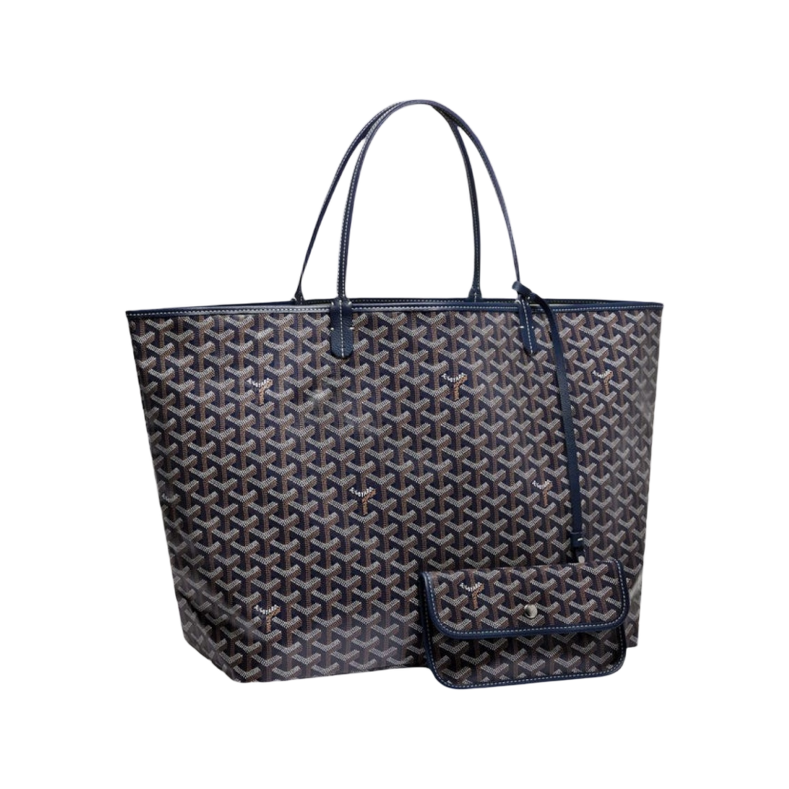 고야드 생루이 GM 백 네이비 (크로 포함)(Goyard Saint Louis GM Bag Navy (with Croc))
