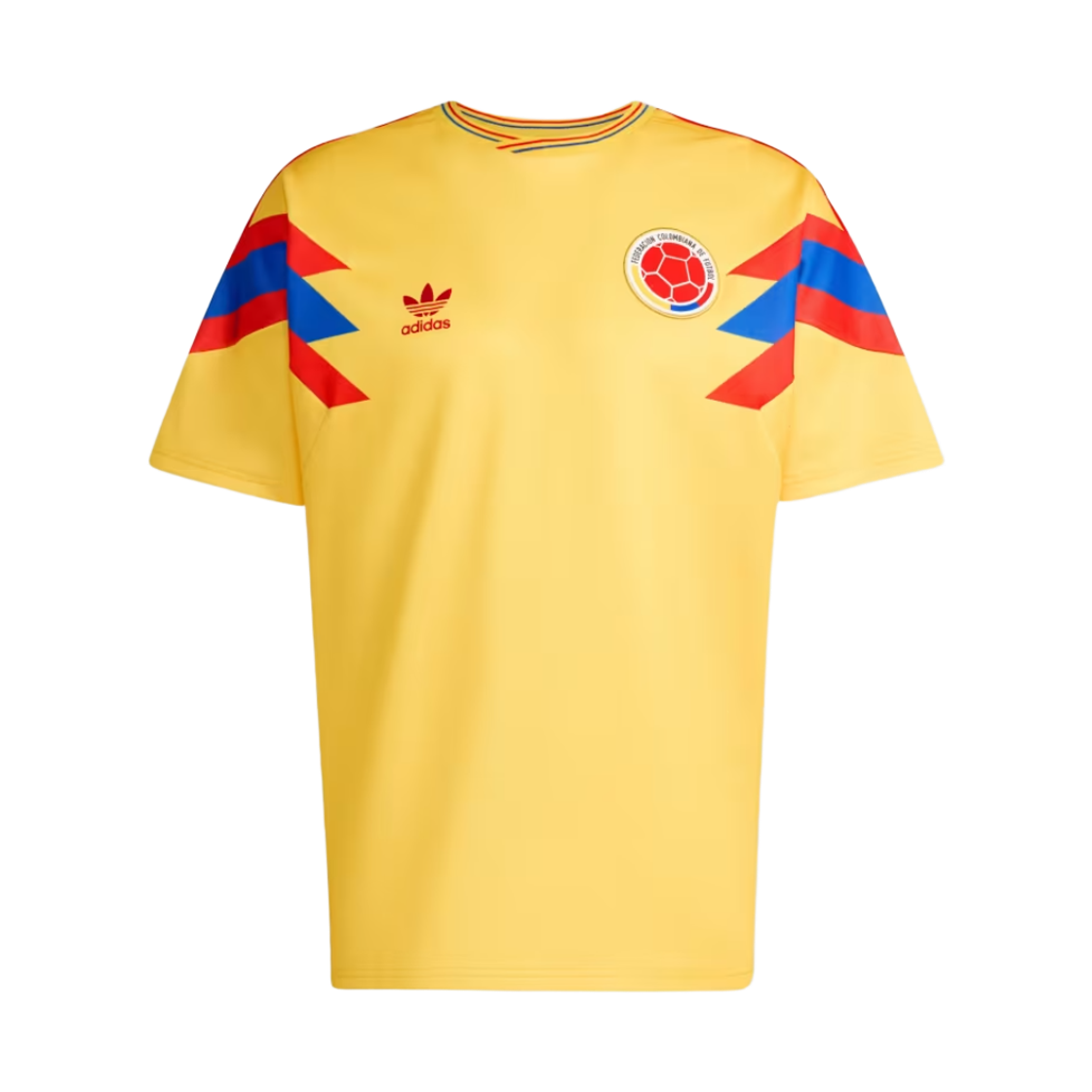 아디다스 콜롬비아 어웨이 저지 1990 볼드 골드 - US 사이즈 (논 마킹 버전)(Adidas Colombia Away Jersey 1990 Bold Gold - US Sizing (Non Marking Ver.)) - 1