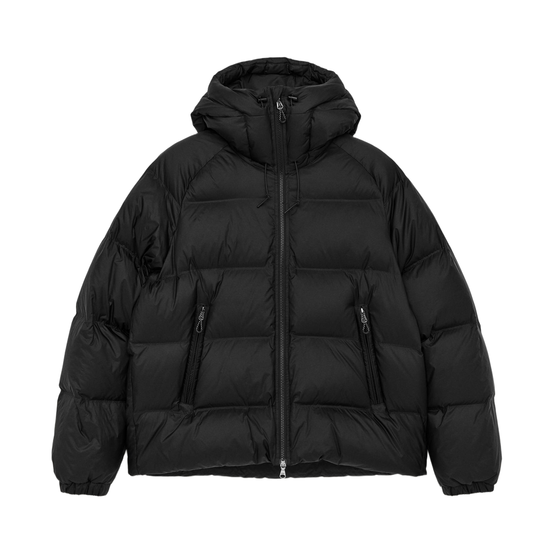 1090553-015 Arket Upcycled Down Sporty Jacket Black