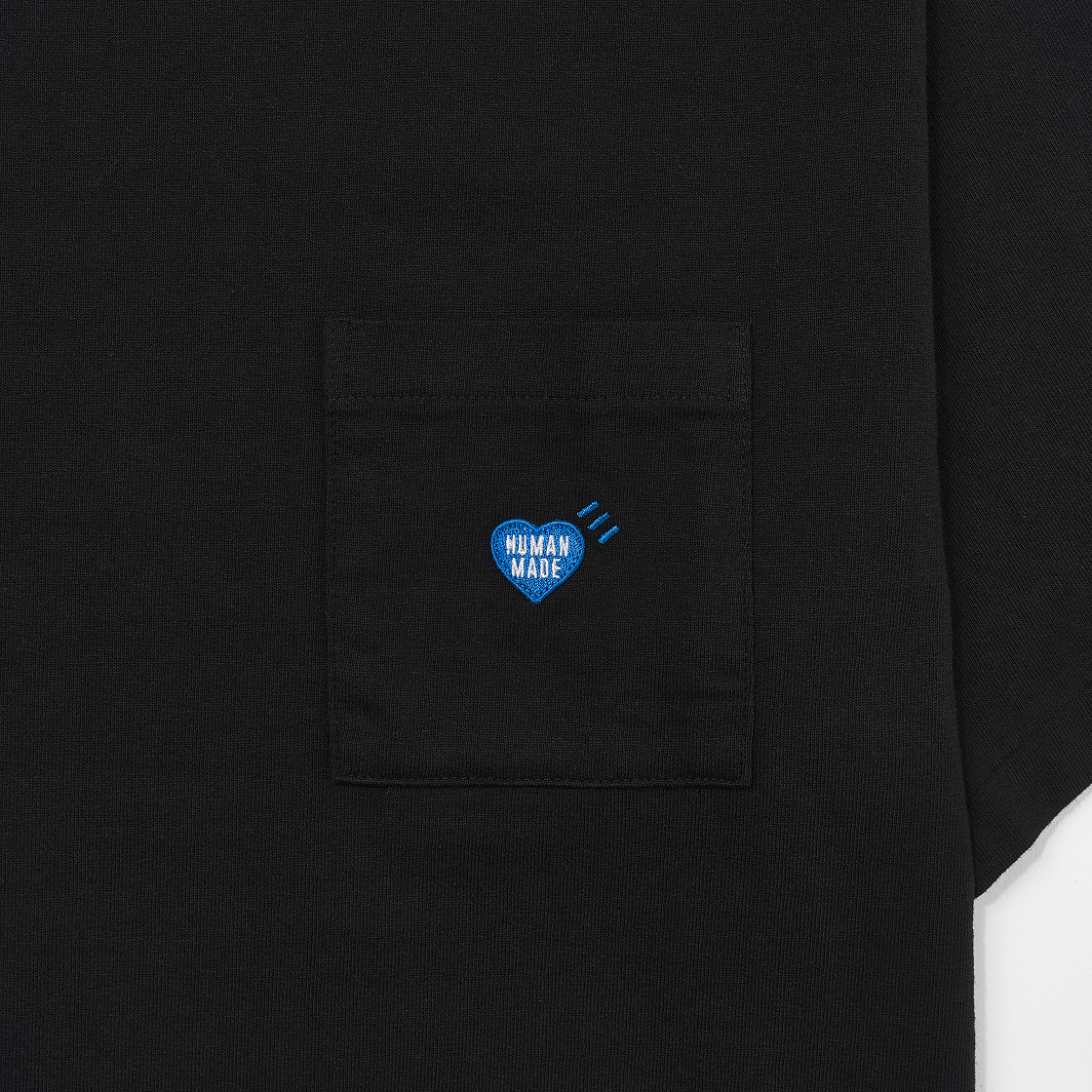 휴먼 메이드 하트 포켓 티셔츠 블랙 - 오프라인 스토어 한정(Human Made Heart Pocket T-Shirt Black - Offline Store Exclusive) - 4