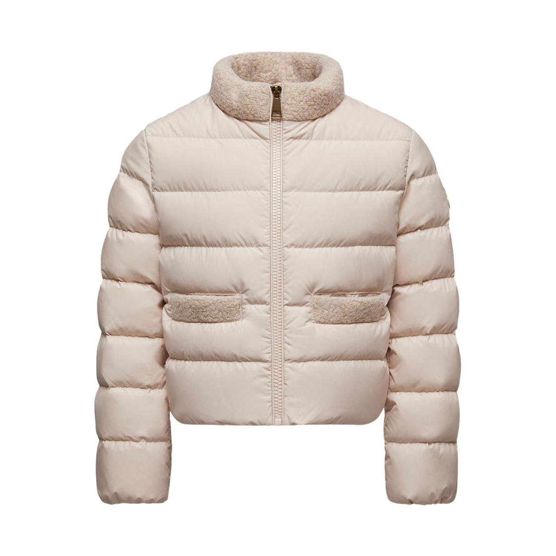 K2-954-1A00035-597YW-21G (Kids) Moncler Blessing Down Jacket Light Beige - 25FW