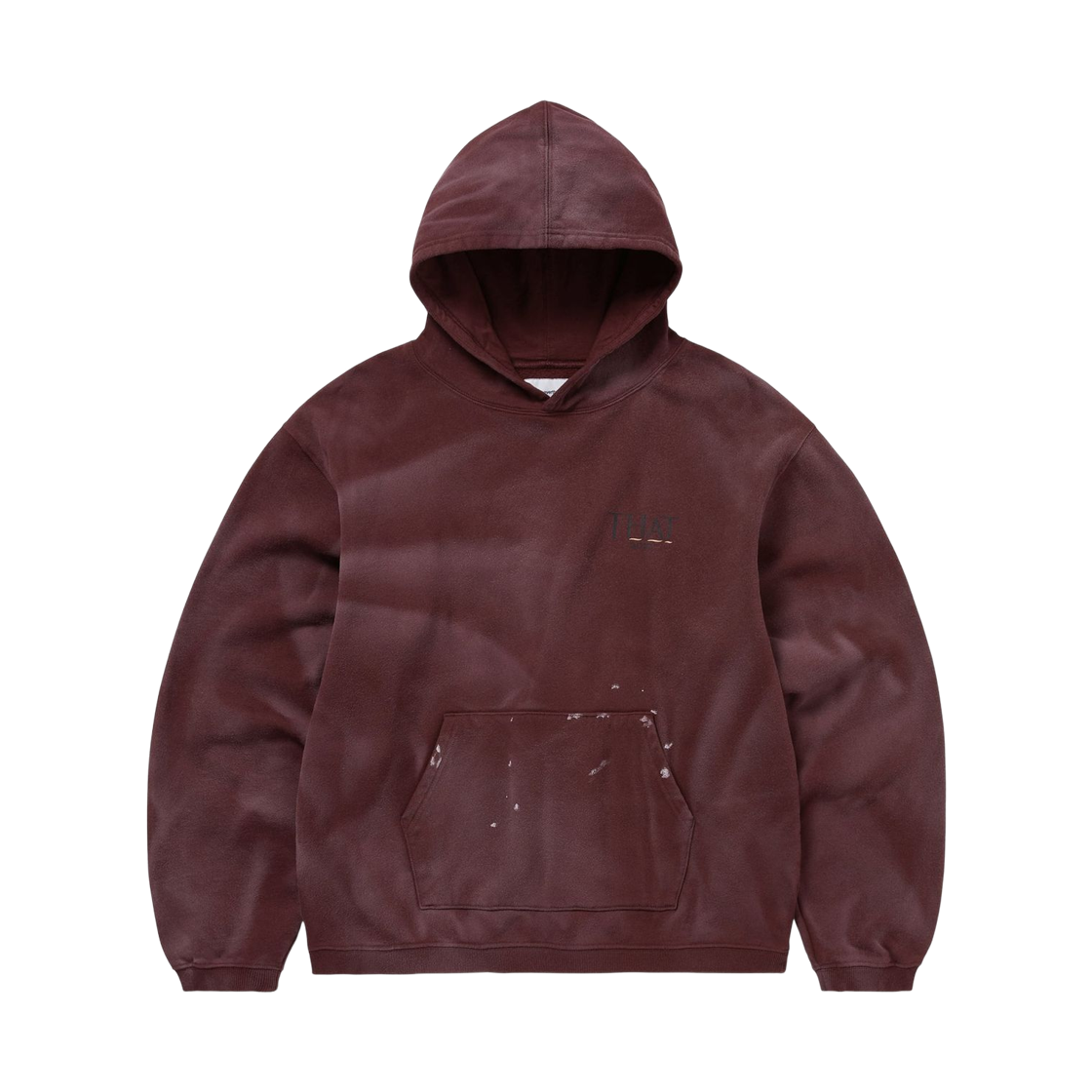 디스이즈네버댓 페이디드 댓 2010 후드 버건디(Thisisneverthat Faded That 2010 Hoodie Burgundy) - 1
