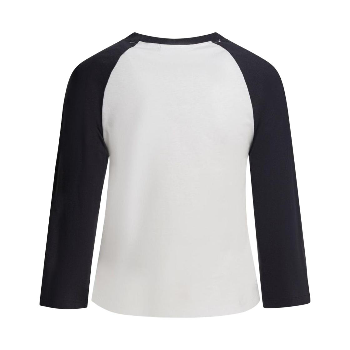 (W) 가니 베이스볼 롱슬리브 티셔츠 브라이트 화이트((W) Ganni Baseball Long Sleeve T-Shirt Bright White) - 2