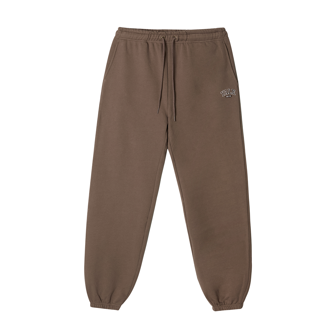 예일 스몰 투톤아치 스웨트 팬츠 브라운(Yale Small Two-Tone Arch Sweatpants Brown)