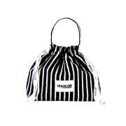 MACNI Terry String Pouch Bag Navy