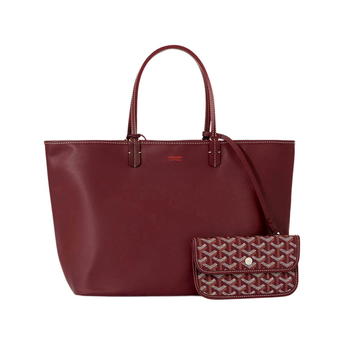 - Goyard Anjou PM Bag Burgundy (with Croc)