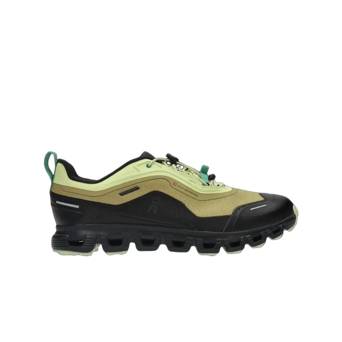 온 러닝 클라우드 6 지오 워터프루프 라임라이트 사파리(On Running Cloud 6 Geo Waterproof Limelight Safari)