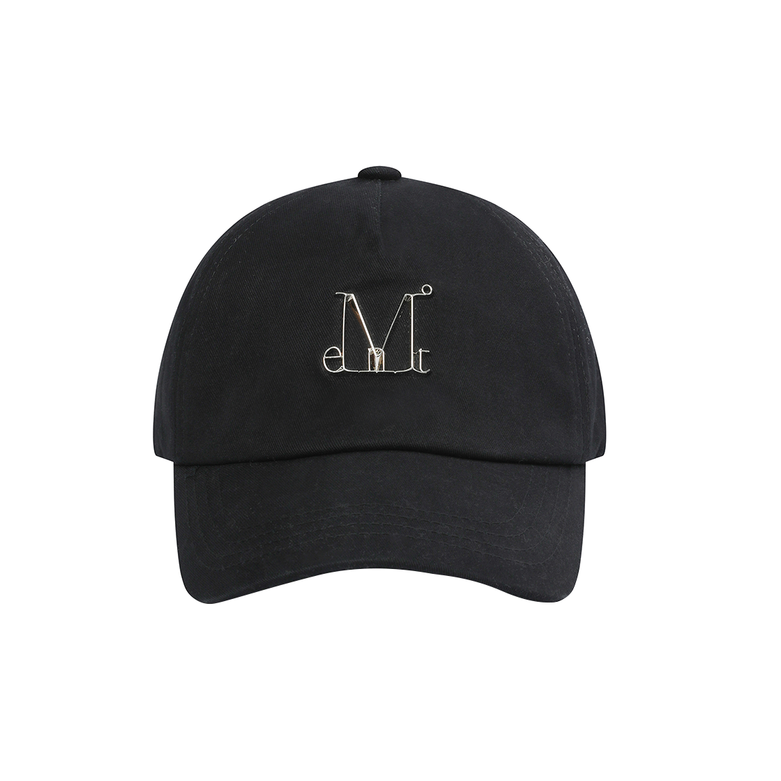 무센트 시그니처 메탈 로고 볼캡 (3컬러) 블랙(MUCENT Signature Metal Logo Ball Cap (3Color) Black)