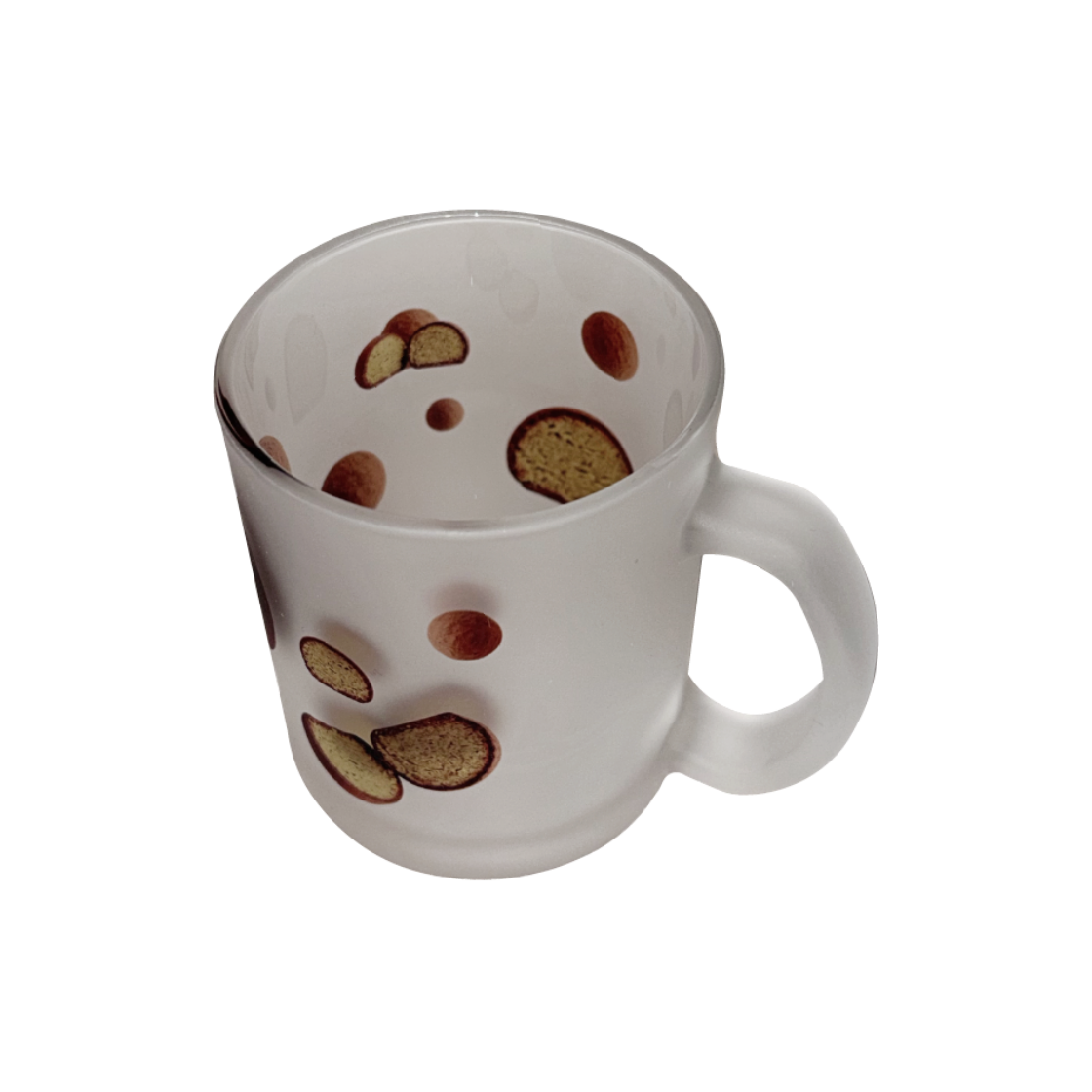 유라이크왓 쫀득 쿠키 글라스 머그 (매트)(you like what Chewy Cookie glass mug (matte))