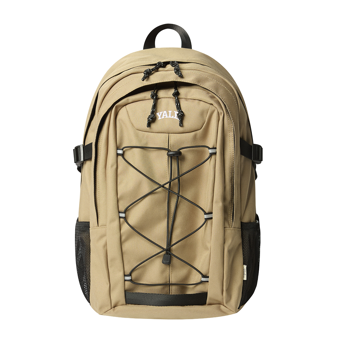 예일 지퍼 포켓 백팩 베이지(Yale Zipper Pocket Backpack Beige)