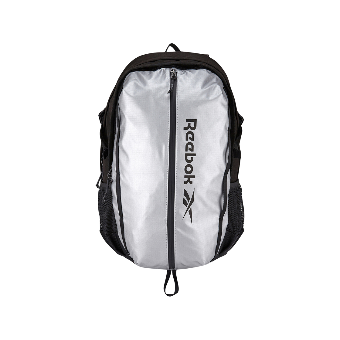 REBA5EY01SV Reebok Front Zip Shoe Backpack Silver