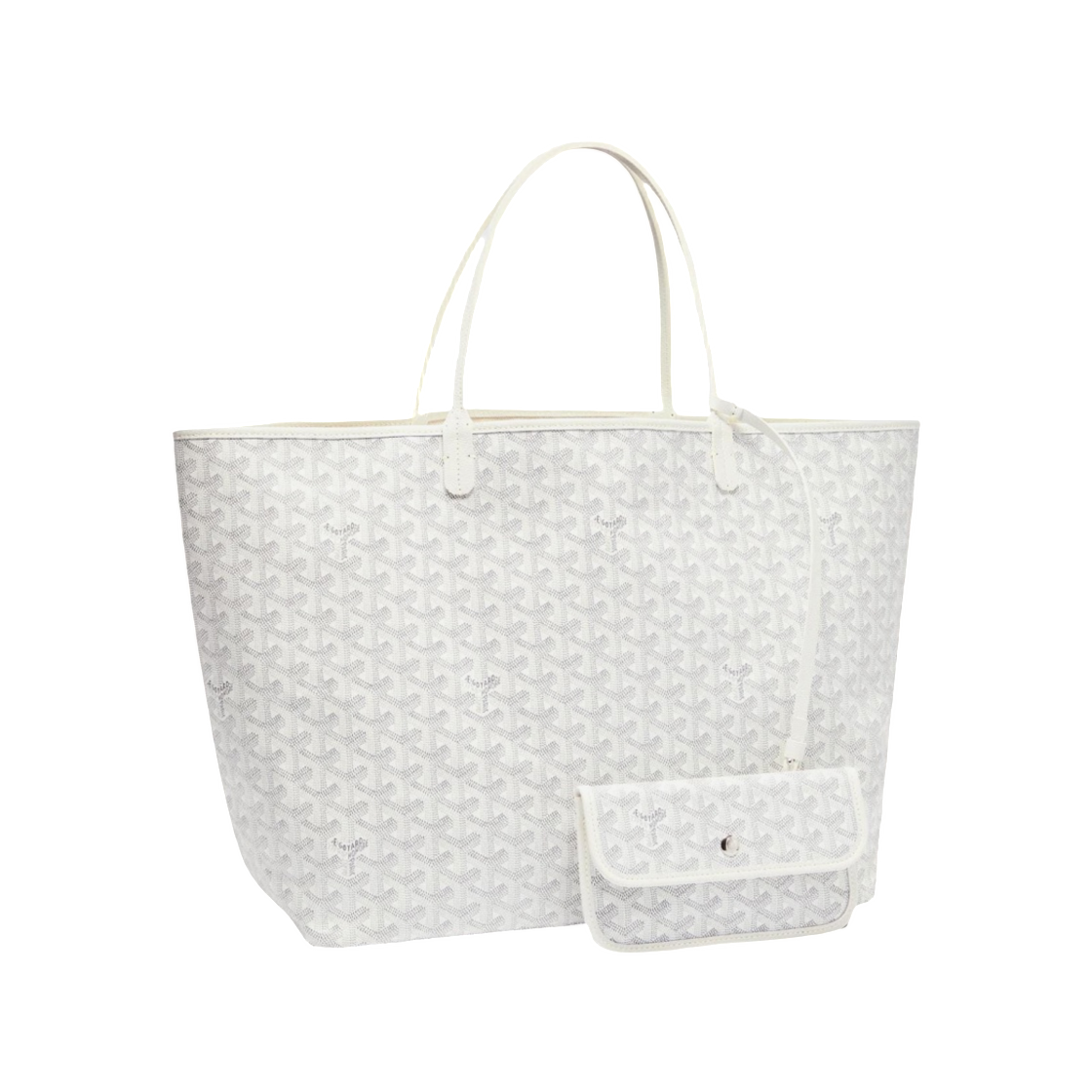 고야드 생루이 GM 백 화이트 (크로 포함)(Goyard Saint Louis GM Bag White (with Croc)) - 1