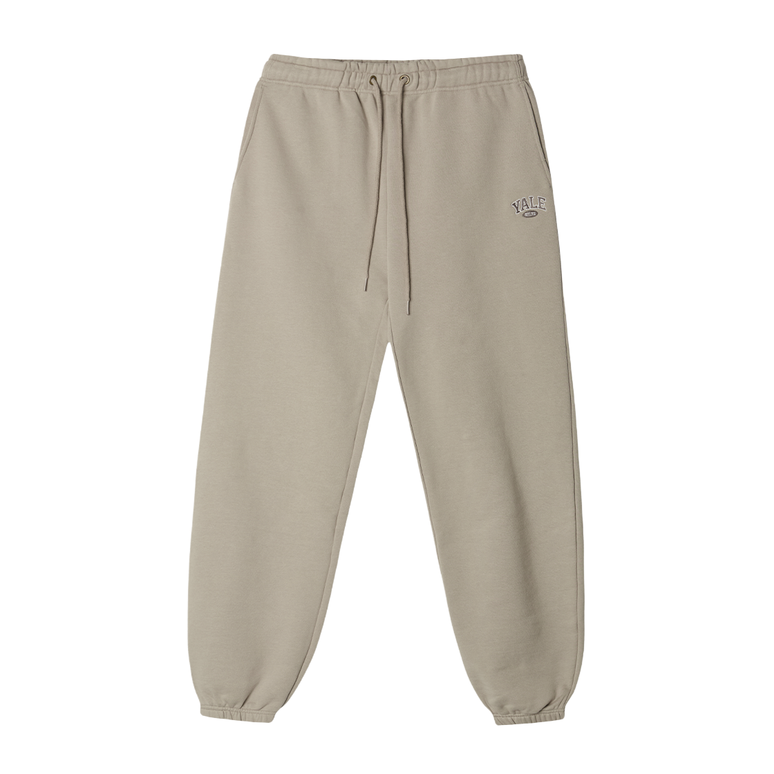 예일 스몰 투톤아치 스웨트 팬츠 베이지(Yale Small Two-Tone Arch Sweatpants Beige)