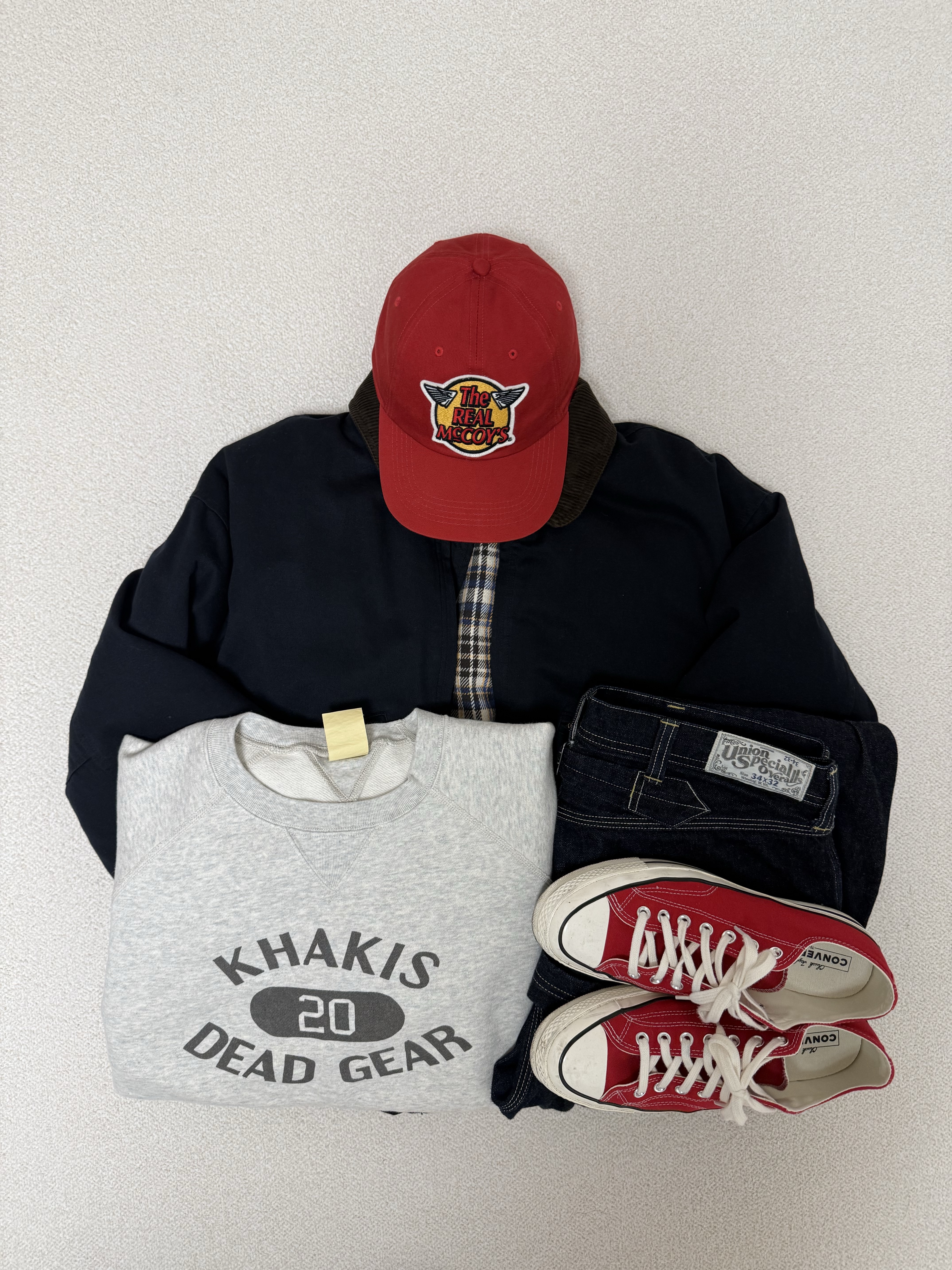 Converse Chuck 70 Ox Vintage Canvas Enamel Red 착용 스타일 - 1