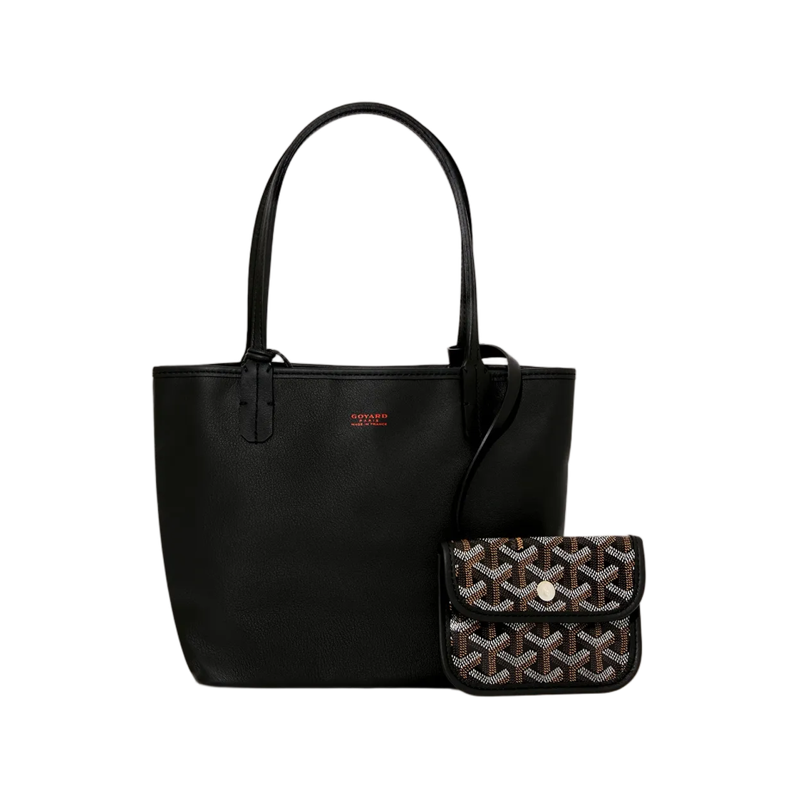 고야드 앙주 미니 백 블랙 (크로 포함)(Goyard Anjou Mini Bag Black (with Croc))