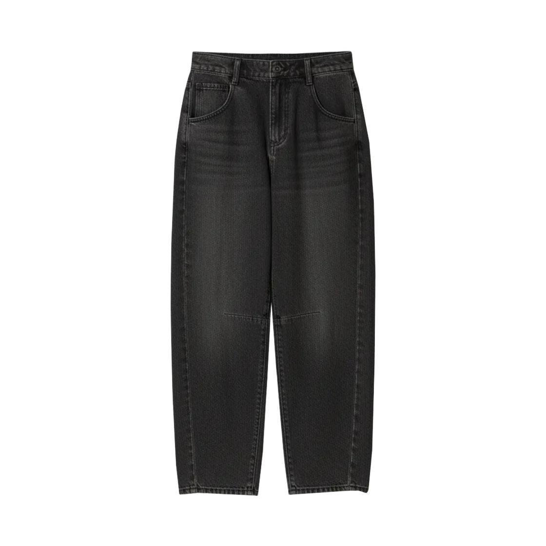 480378-08 (W) Uniqlo x Comptoir des Cotonniers Barrel Leg Jeans Dark Gray