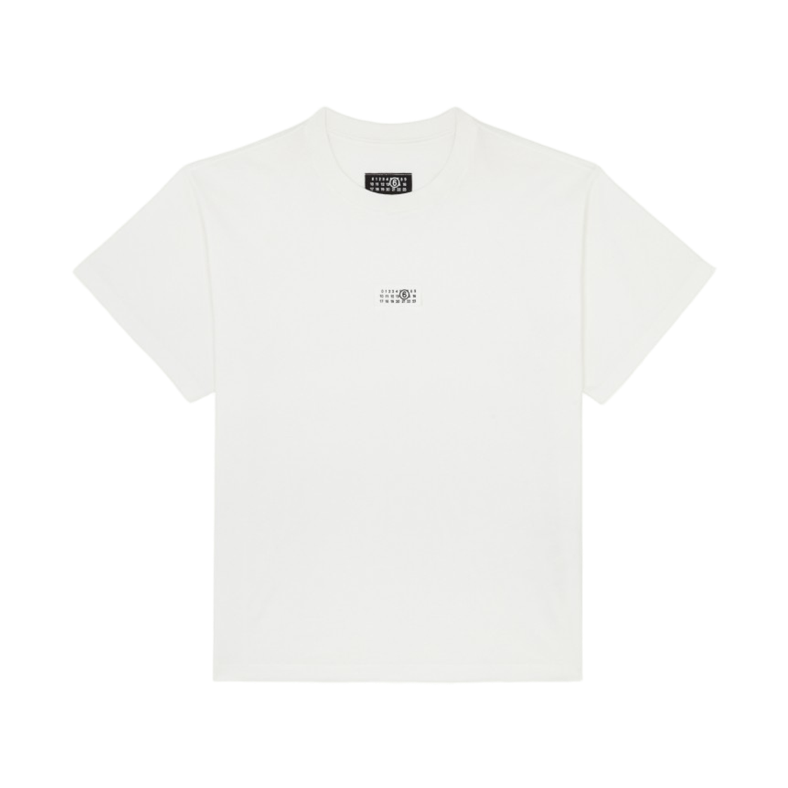MM6 메종 마르지엘라 뉴메릭 코튼 티셔츠 화이트(MM6 Maison Margiela Numeric Cotton T-Shirt White)
